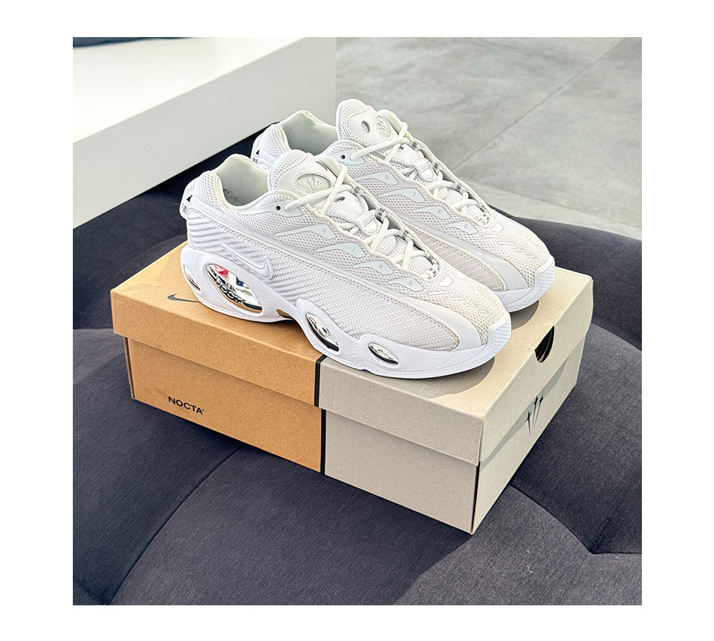Nike NOCTA Glide (41) - Drake White Chrome (USADO)
