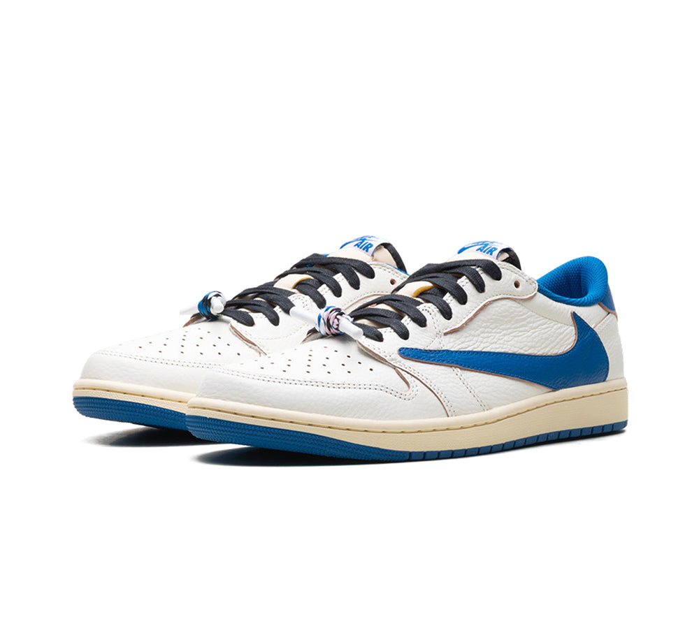 Jordan 1 Retro Low OG SP - Fragment x Travis Scott Sail Military Blue