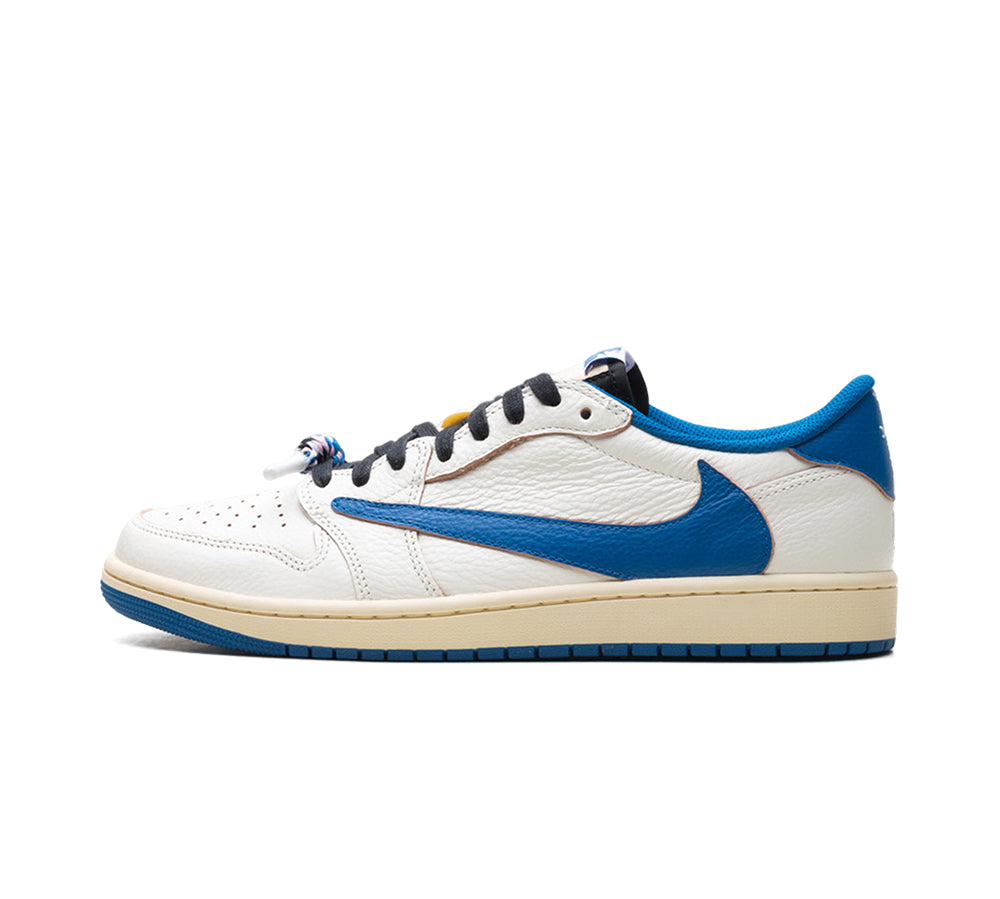 Jordan 1 Retro Low OG SP - Fragment x Travis Scott Sail Military Blue