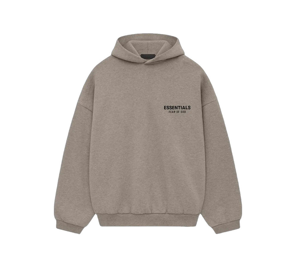 Fear of God Essentials Fleece Hoodie (FW24) - Heather Gray