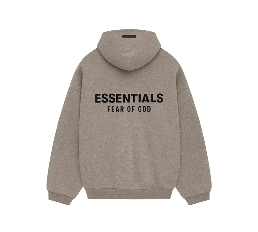Fear of God Essentials Fleece Hoodie (FW24) - Heather Gray