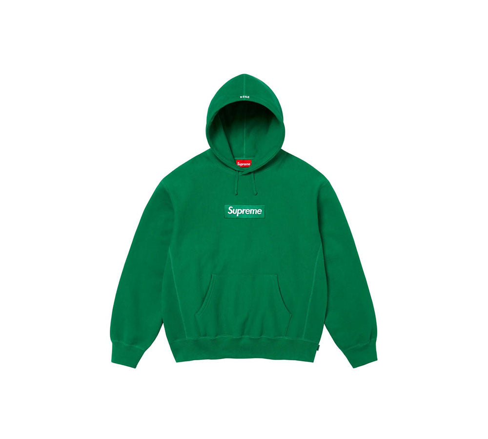 Supreme Box Logo Hooded  Sweatshirt (FW24) - Green