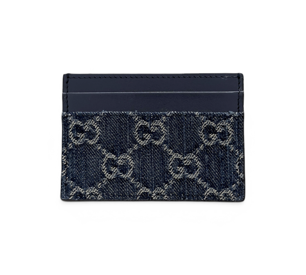 Gucci Money Clip Card Case - Denim
