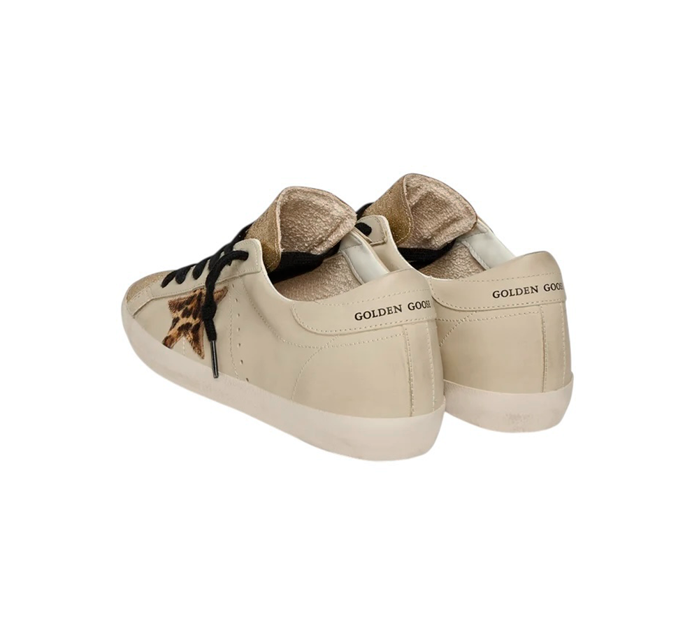 Golden Goose Super-Star Classic With List - Beige