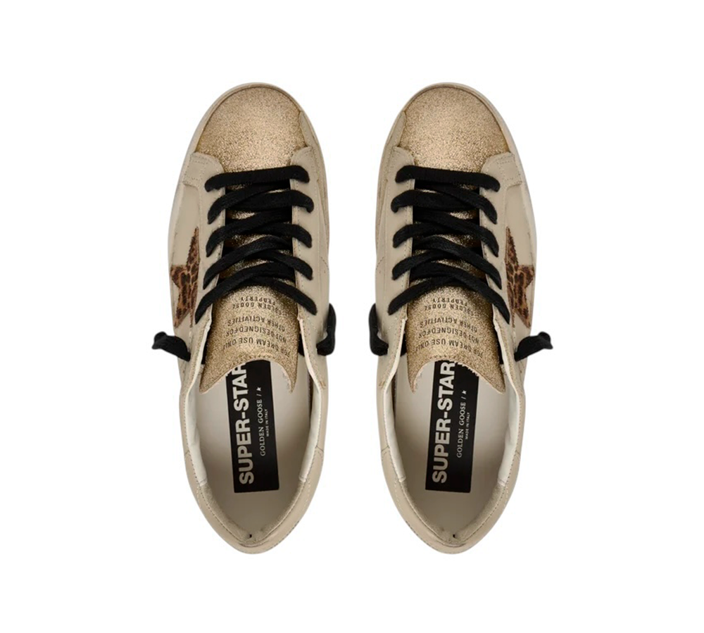 Golden Goose Super-Star Classic With List - Beige