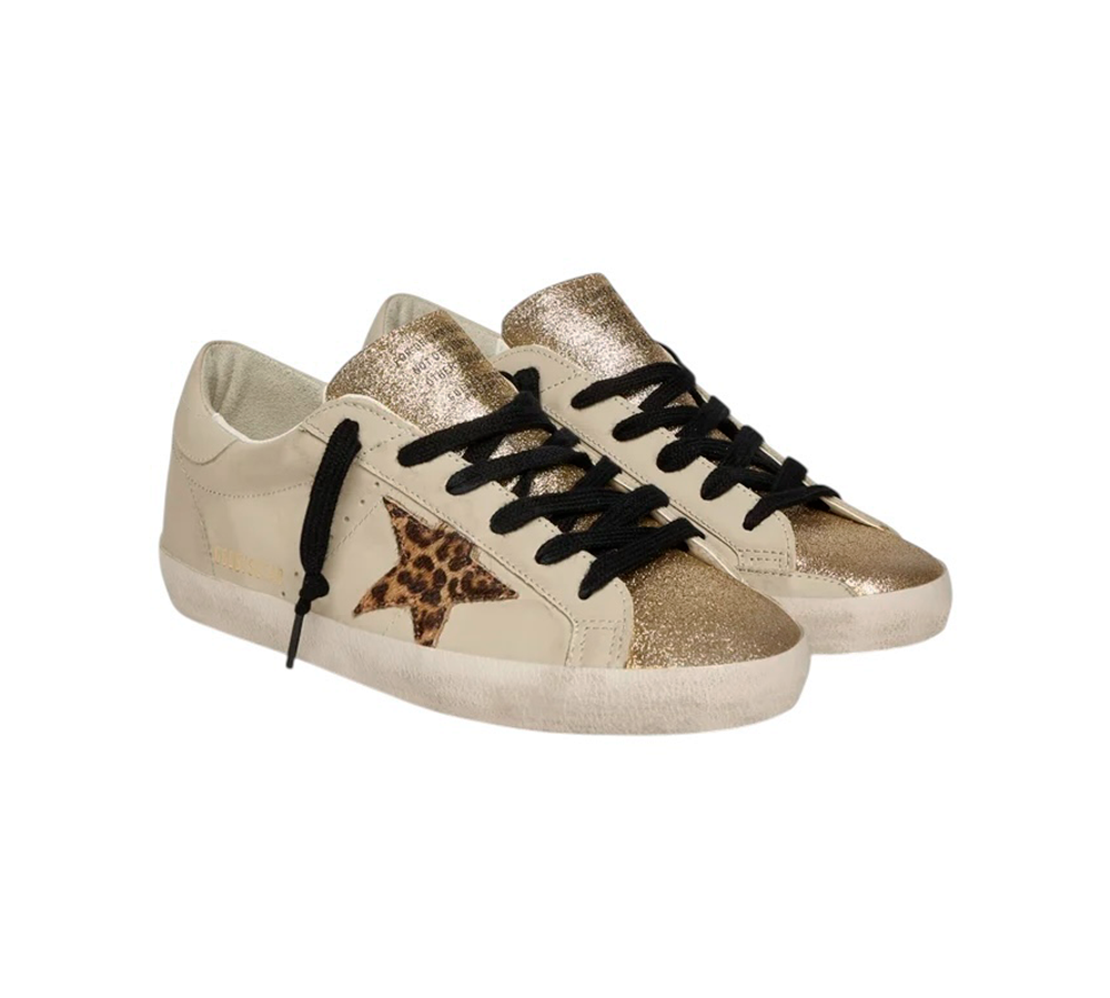 Golden Goose Super-Star Classic With List - Beige