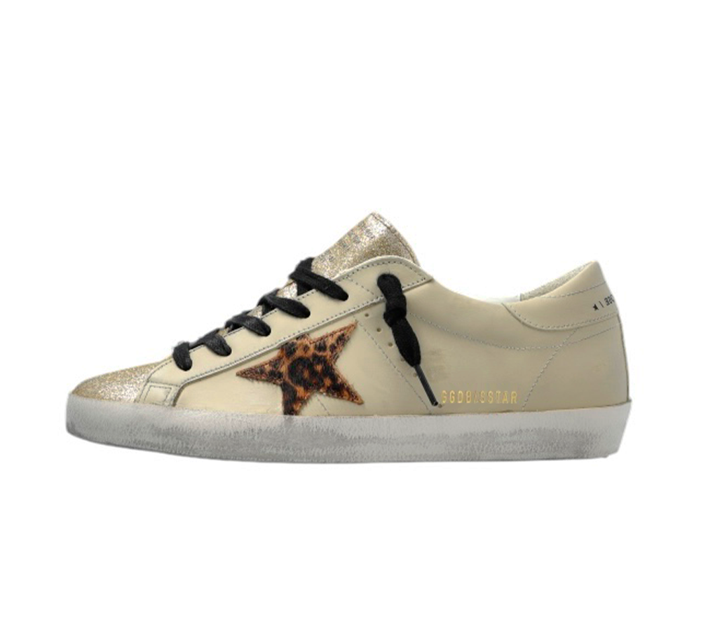Golden Goose Super-Star Classic With List - Beige