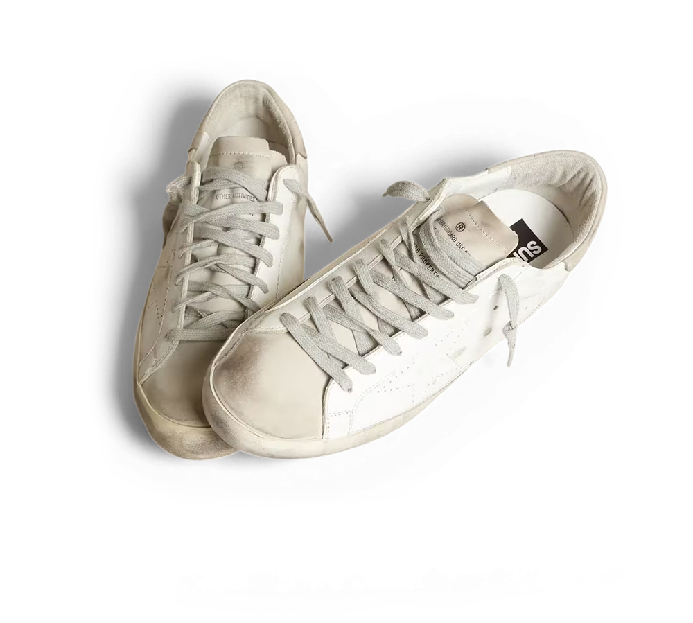 Golden Goose Super-Star Skate - White Ice