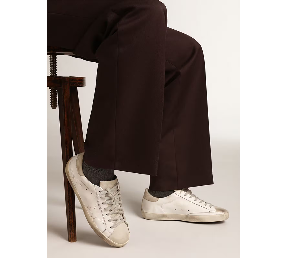 Golden Goose Super-Star Skate - White Ice