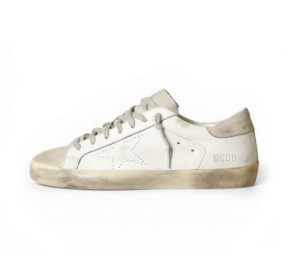 Golden Goose Super-Star Skate - White Ice