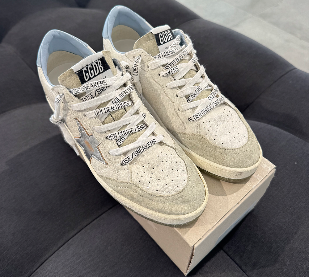 Golden Goose Ball Star White Blue Fog Silver (USADO) - 39