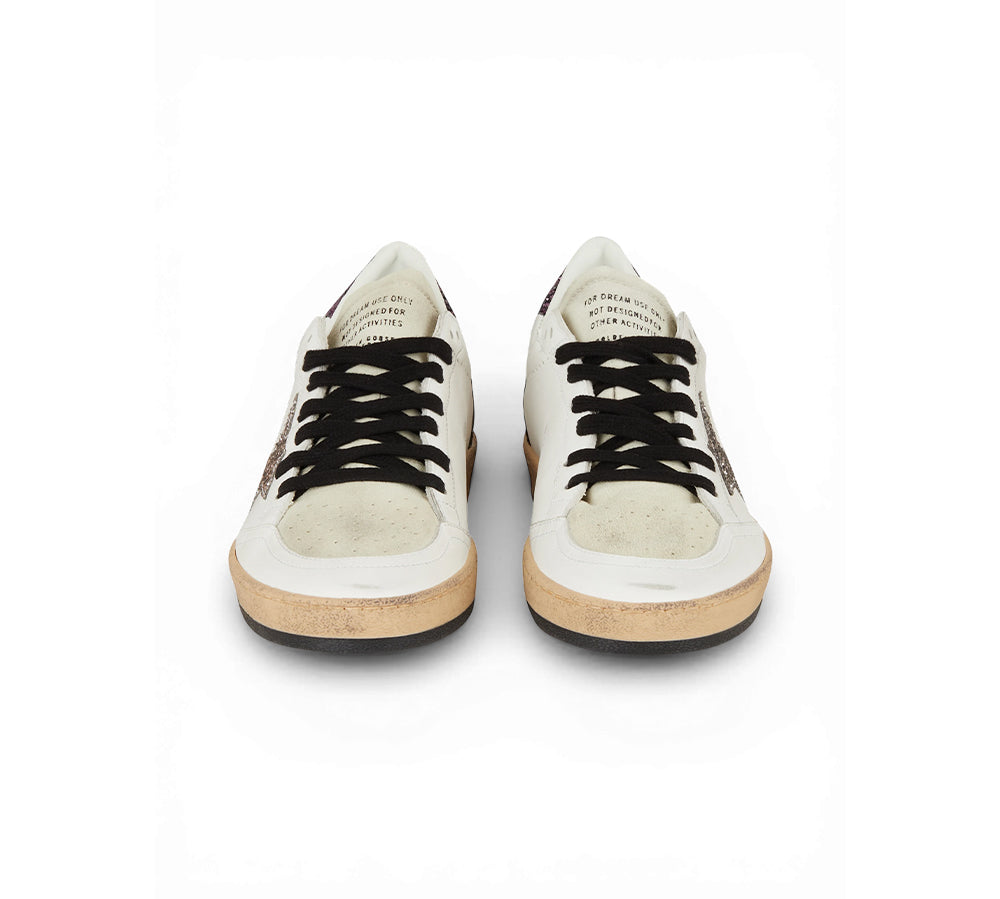 Golden Goose Ballstar Glitter - Silver/Purple