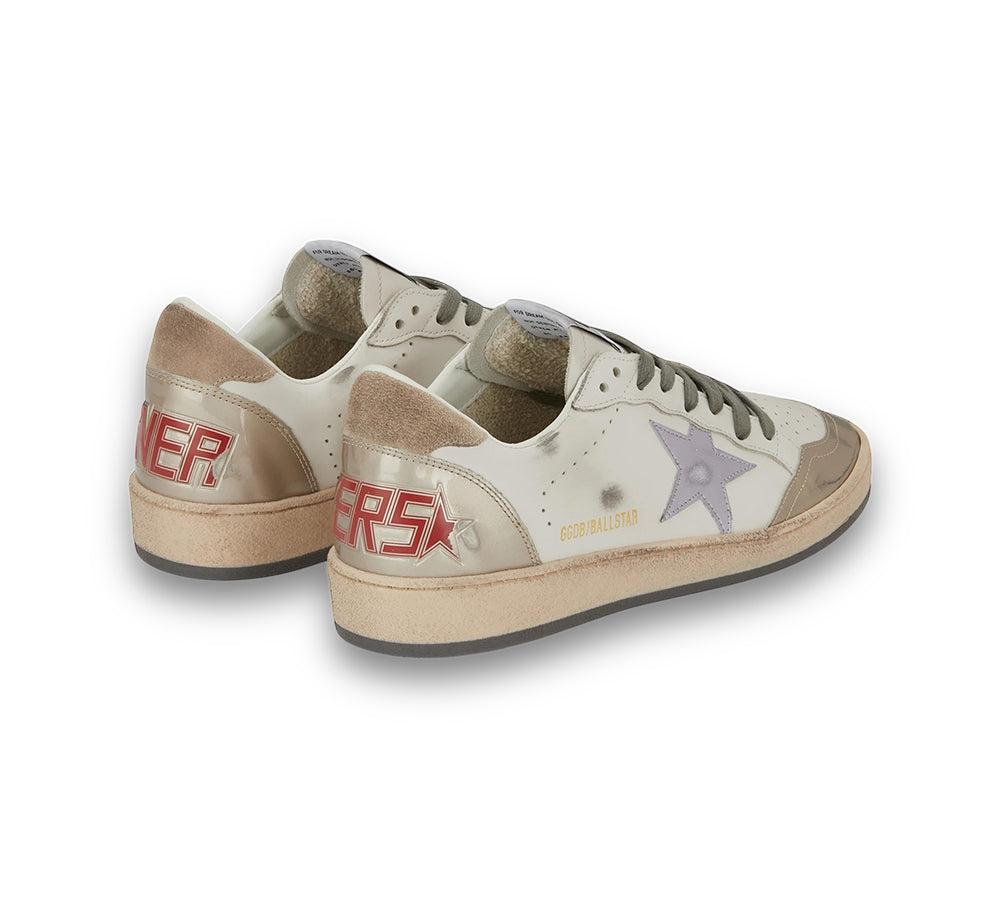 Golden Goose Ball Star -  White Silver Red