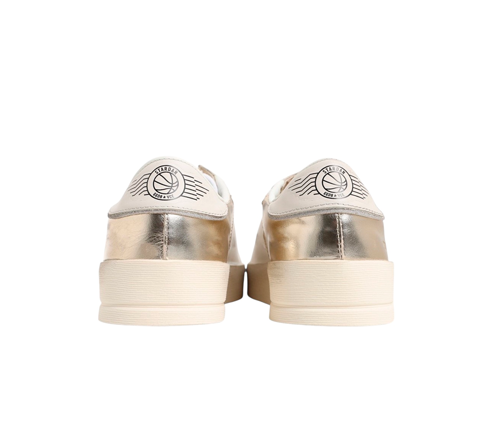 Golden Goose Stardan - White Metallic Gold