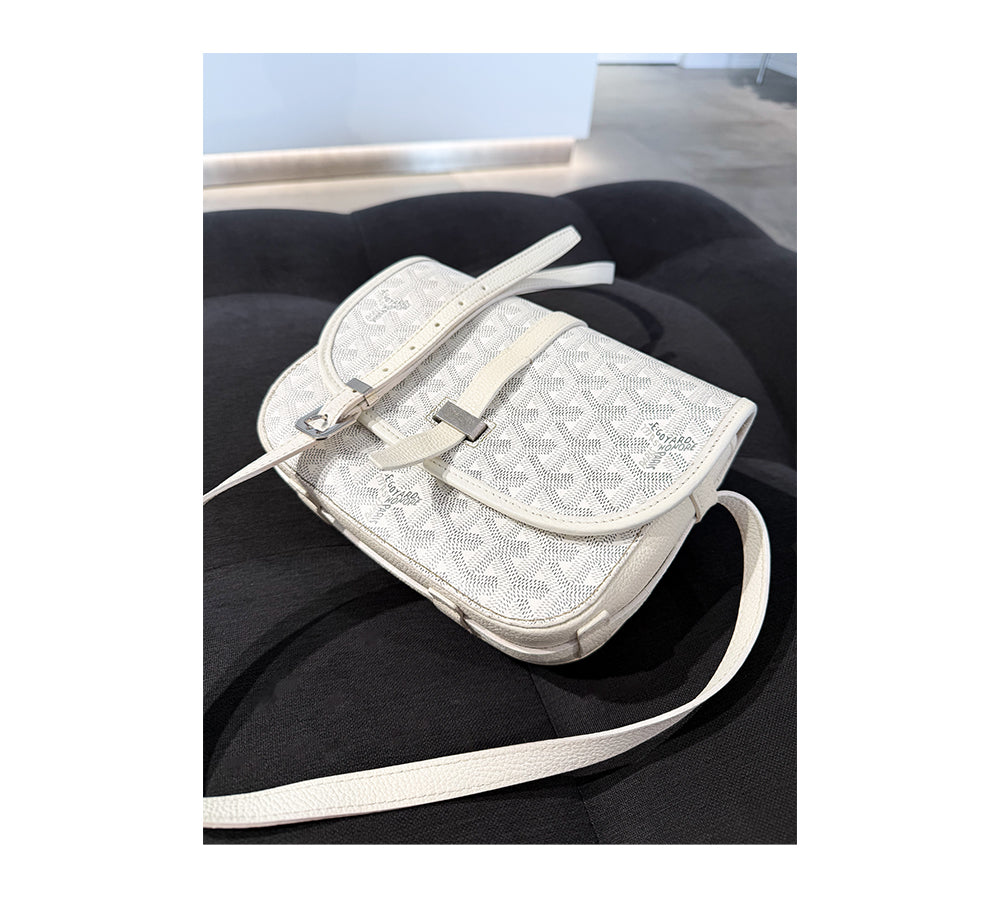Goyard Belvedere PM - White (Usado, como novo)