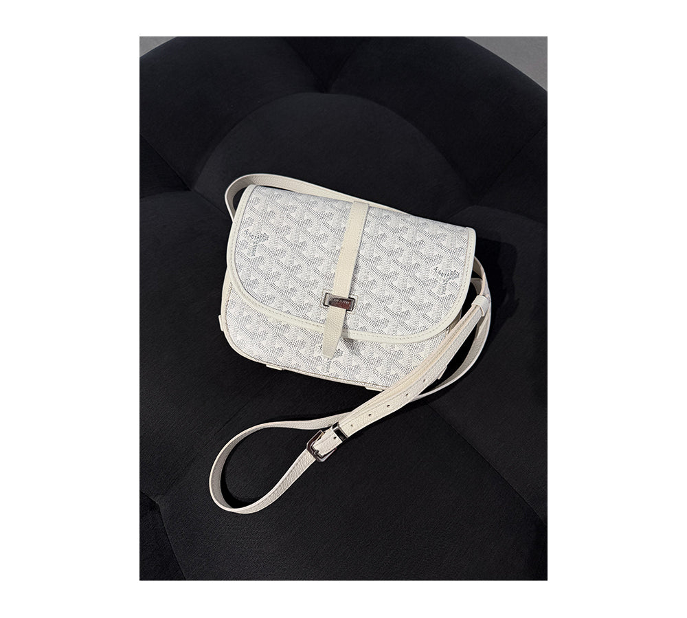 Goyard Belvedere PM - White (Usado, como novo)
