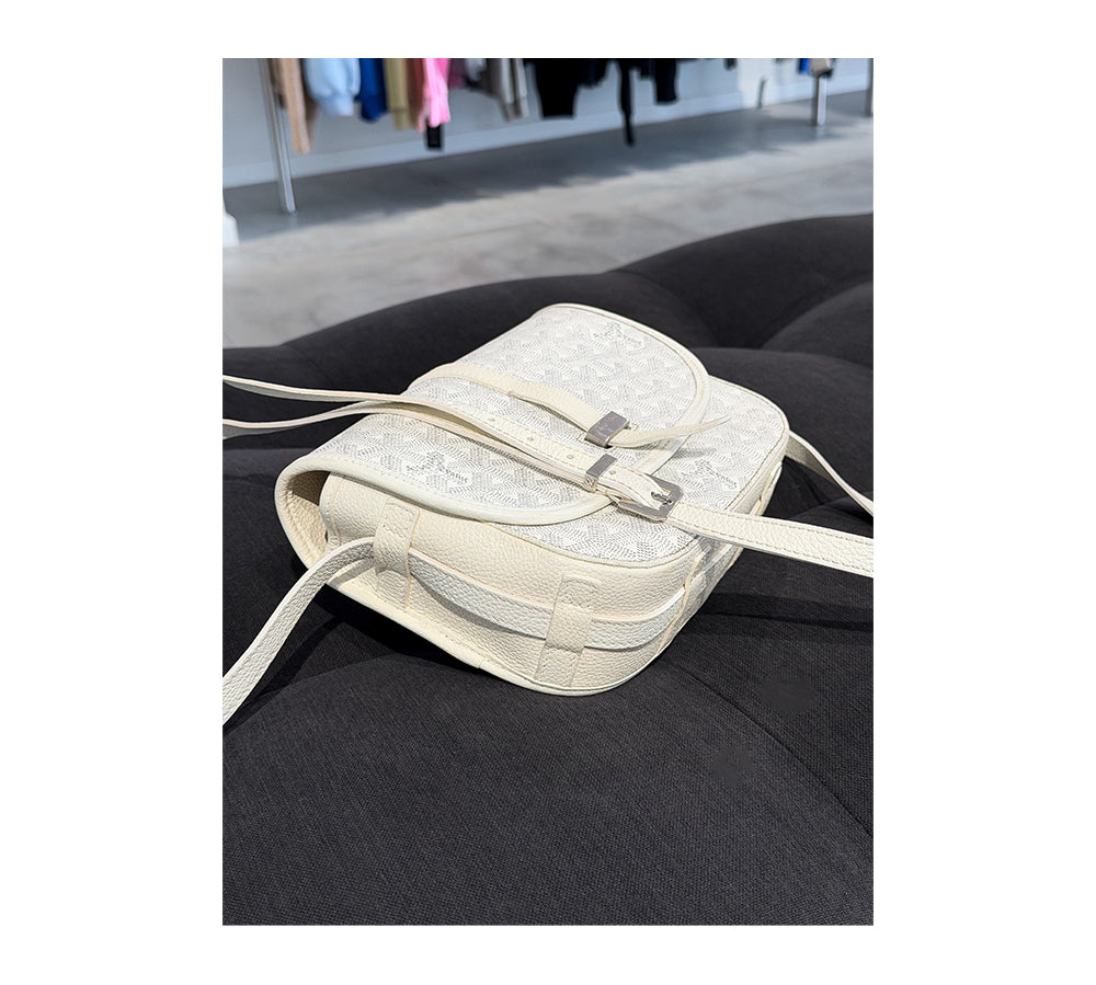 Goyard Belvedere PM - White (Usado, como novo)