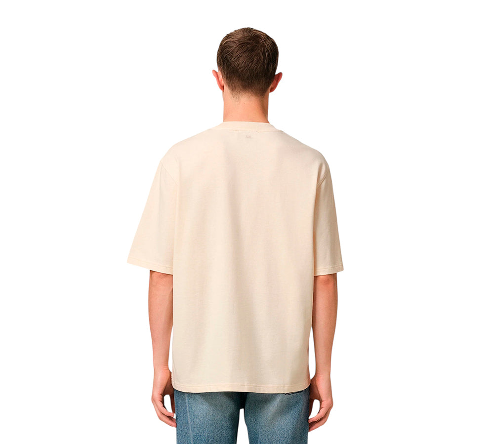Ami de Coeur Cotton Patch T-Shirt - Beige