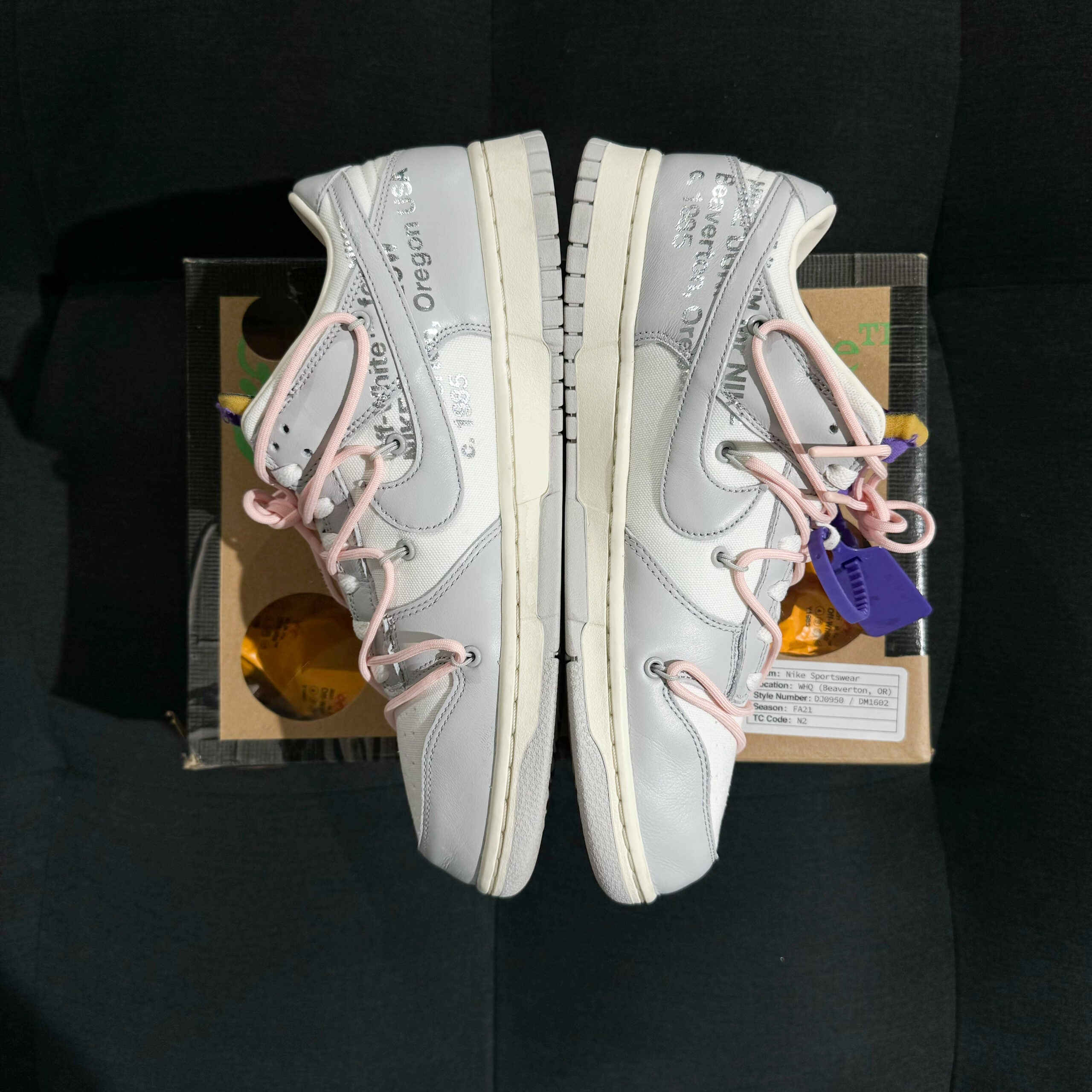 Nike Dunk Low 45 - Off-White Lot 24 (USADO)