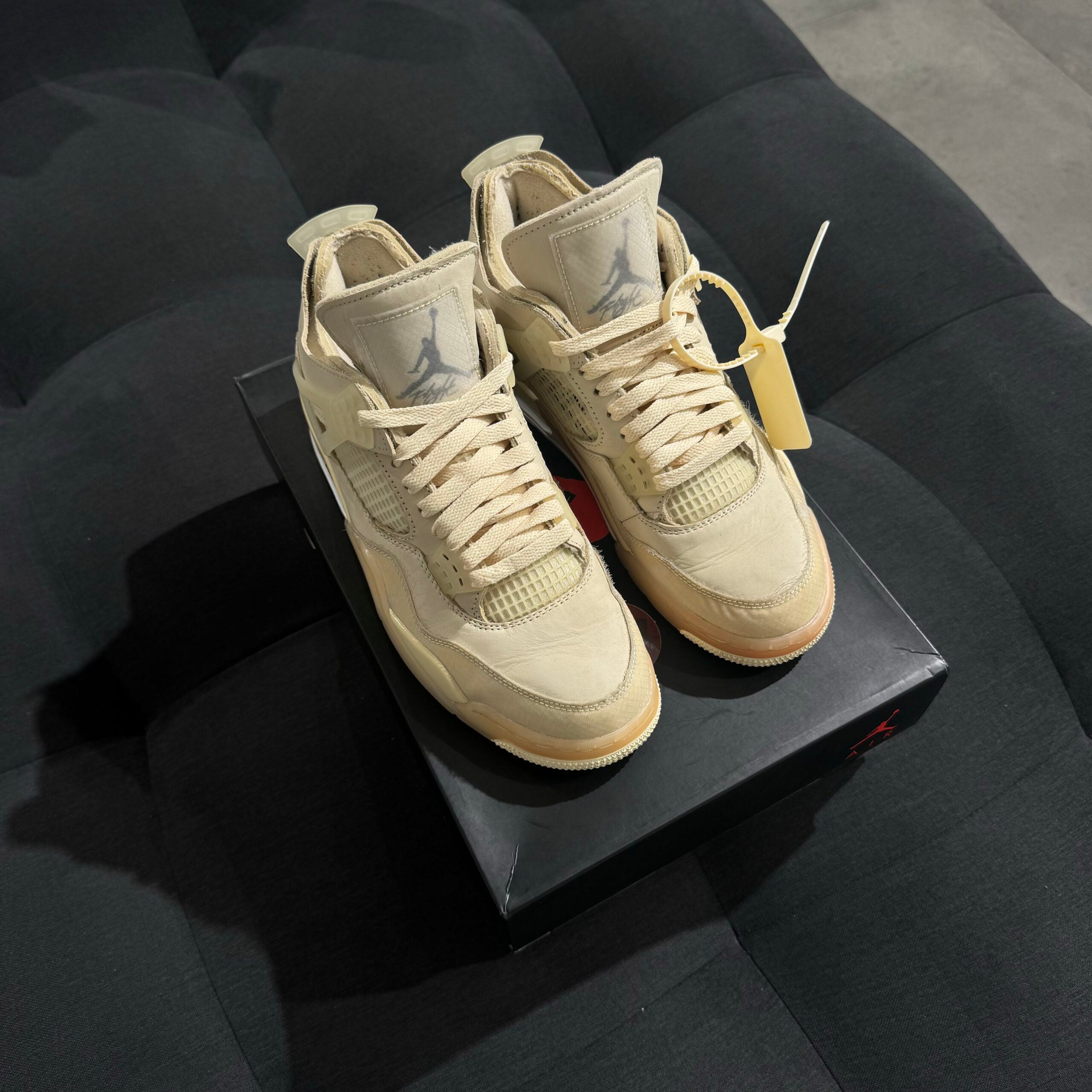 Jordan 4 Retro (41) - Off-White Sail (USADO)