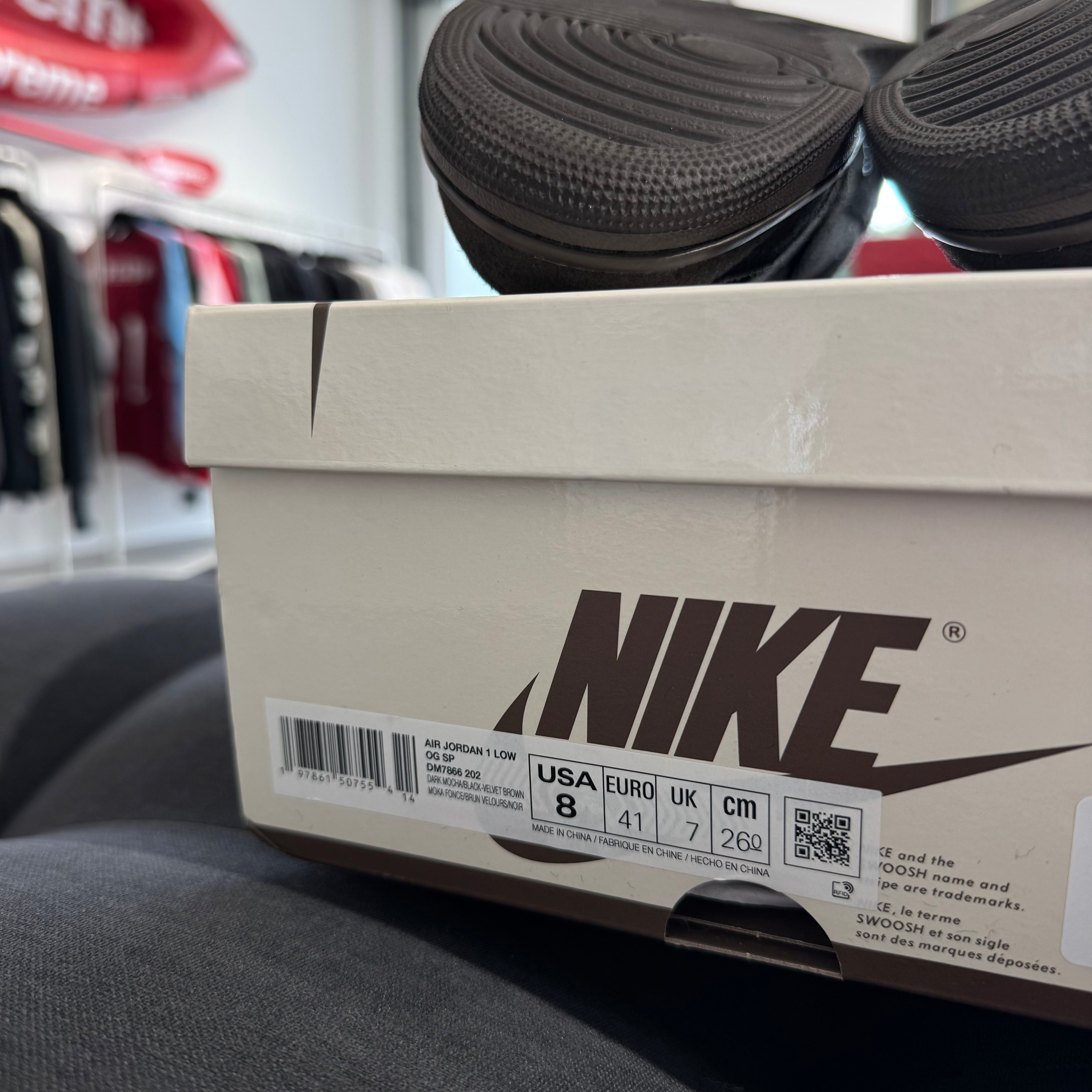 Jordan 1 Retro Low OG SP Travis Scott Velvet Brown (USADO) - 41