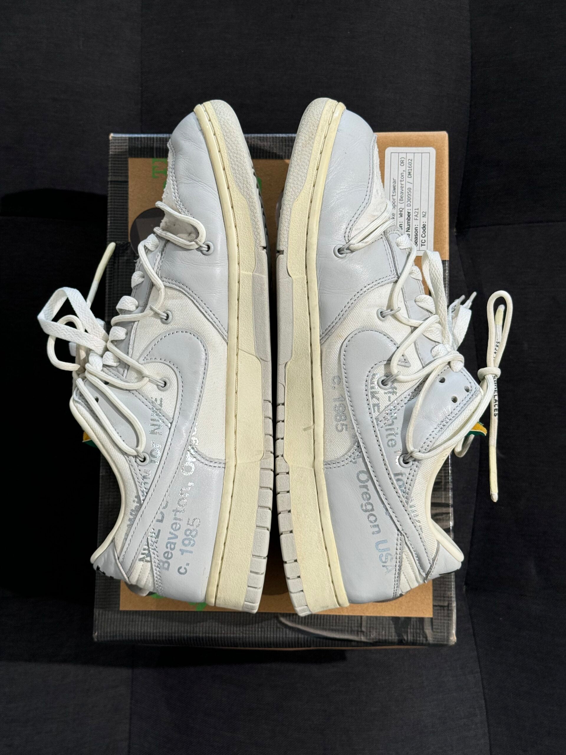 Nike Dunk Low Off-White (46) - Lot 25 (USADO)