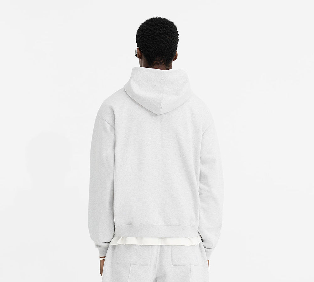 Represent Initial Oversized Zip Hoodie - Grey