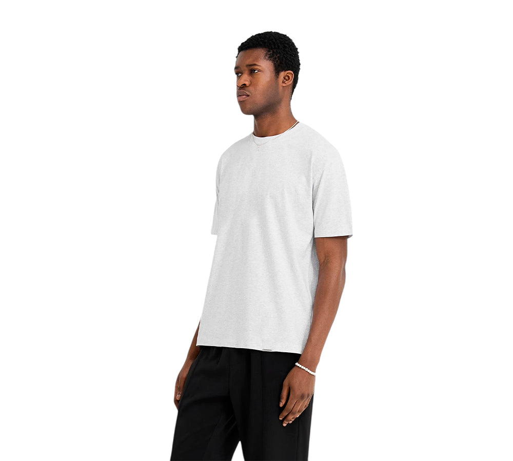 Represent Initial Oviersized Boxy T-Shirt - Ice Grey Marl