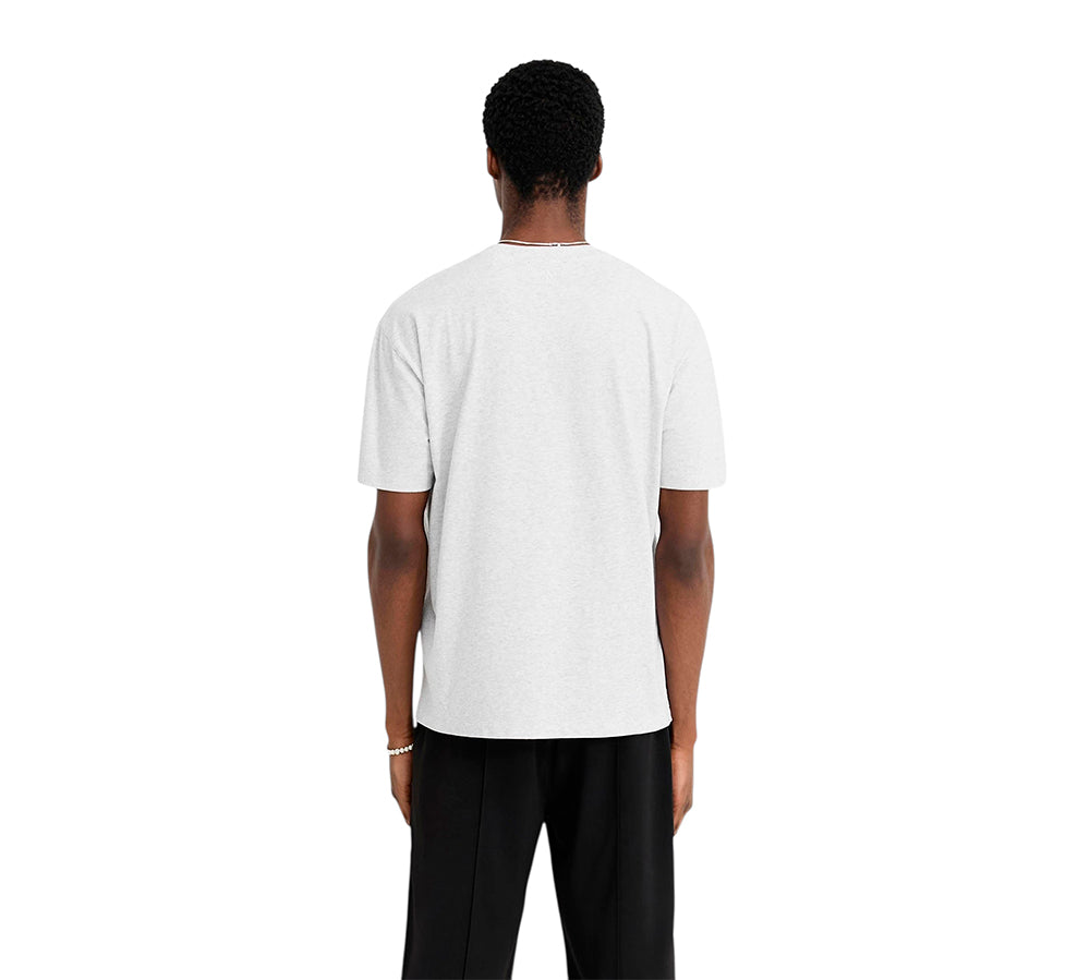 Represent Initial Oviersized Boxy T-Shirt - Ice Grey Marl