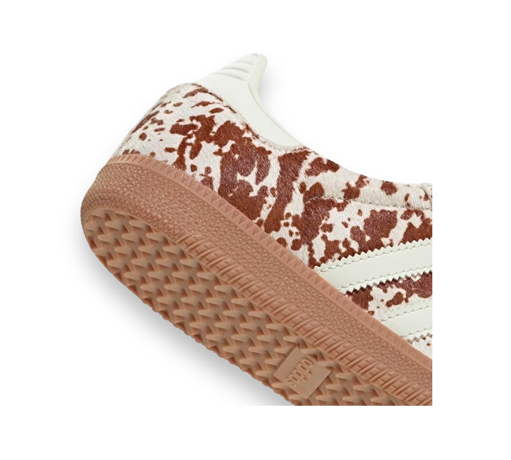 adidas Samba LT - Cow Print Brown White