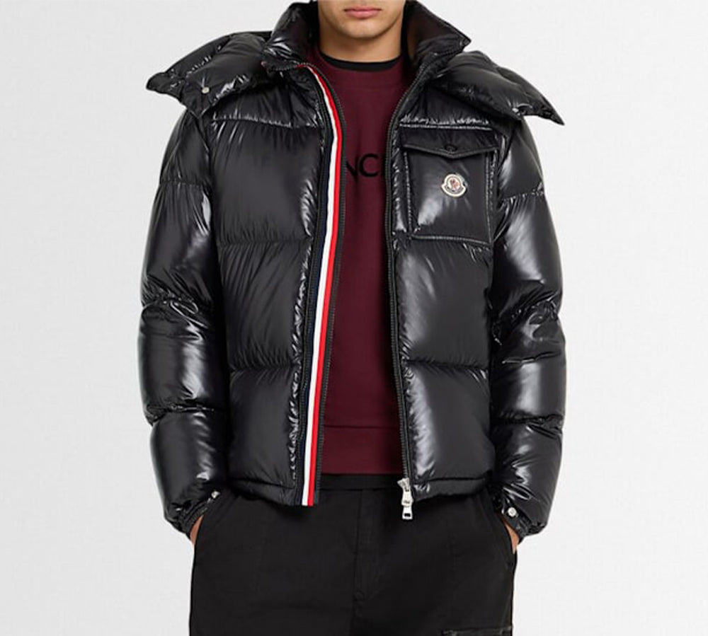 Moncler Montbeliard Hooded Short Down Jacket - Black