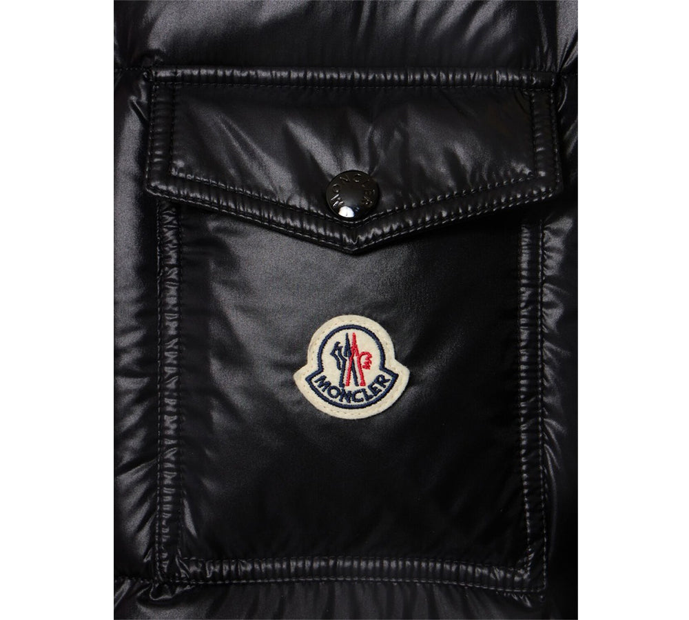 Moncler Montbeliard Hooded Short Down Jacket - Black
