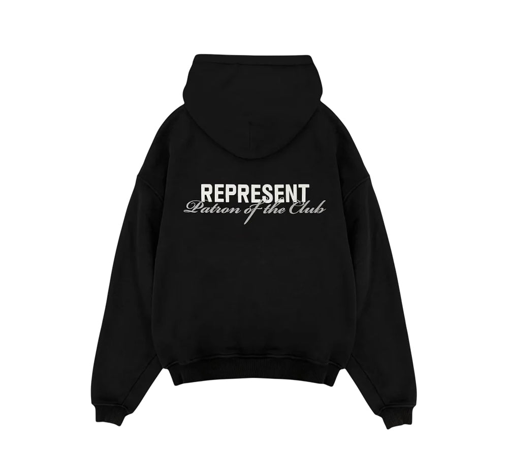 Represent Patron Of The Club Hoodie - Black