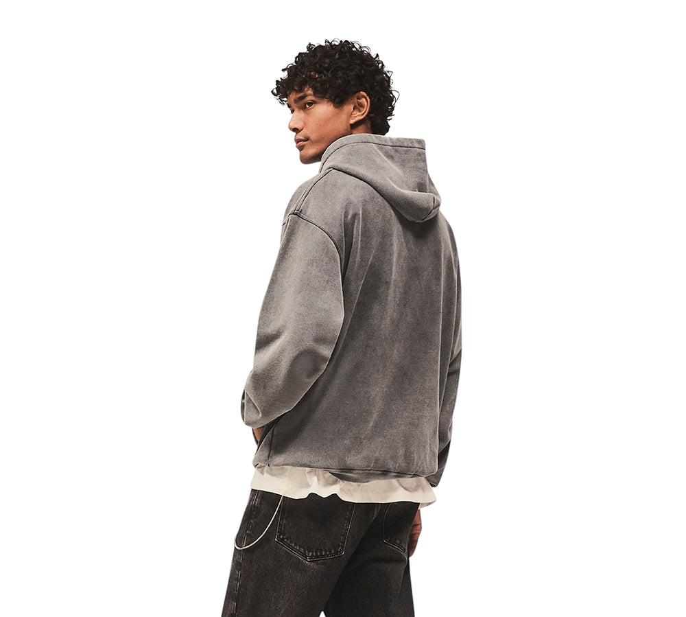 Represent Script Logo Hoodie - Vintage Grey