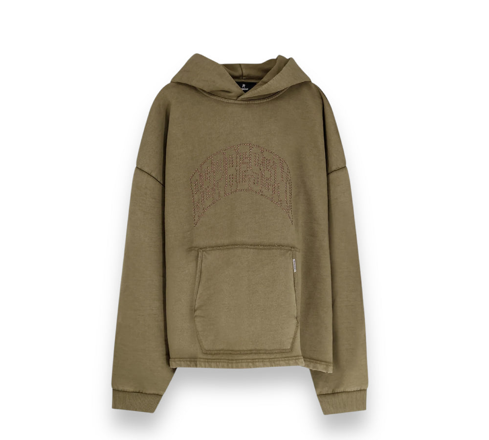 Represent Embelished Hoodie - Khaki