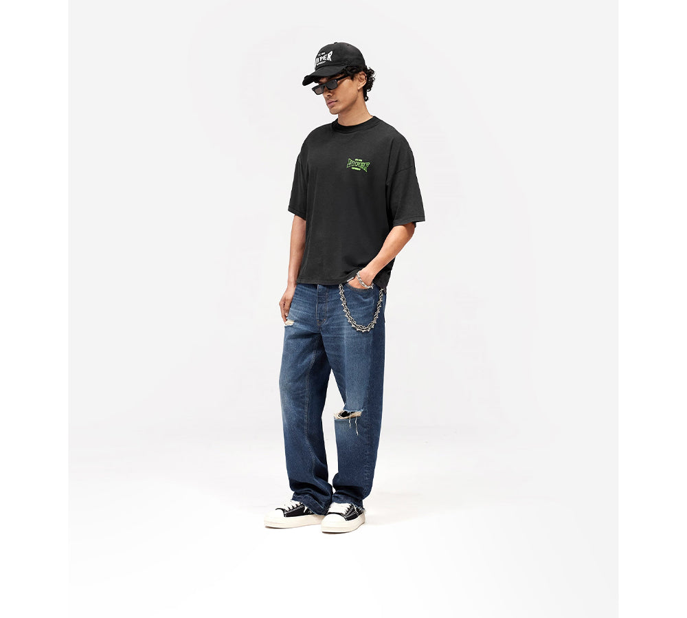 Represent x The Viper Room Glow T-Shirt - Vintage Black