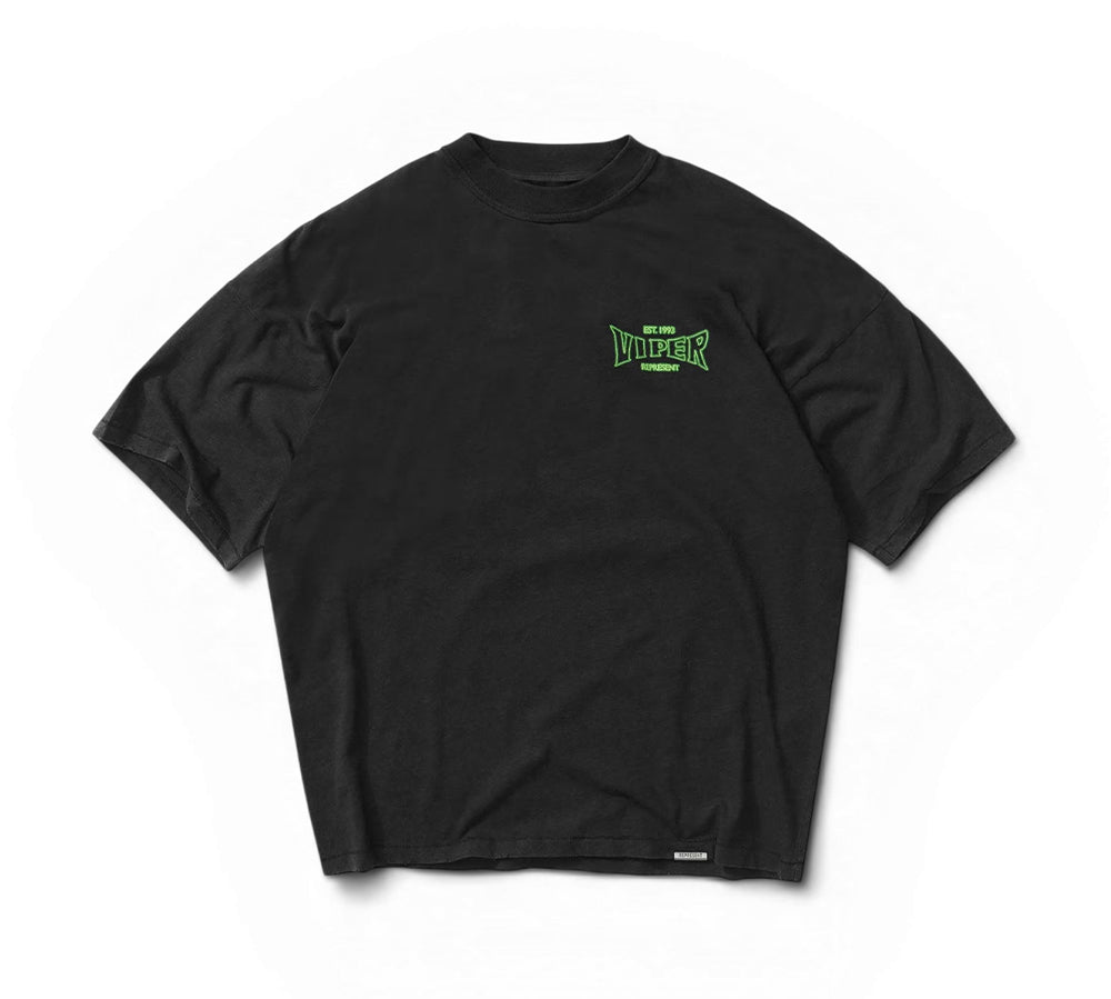 Represent x The Viper Room Glow T-Shirt - Vintage Black