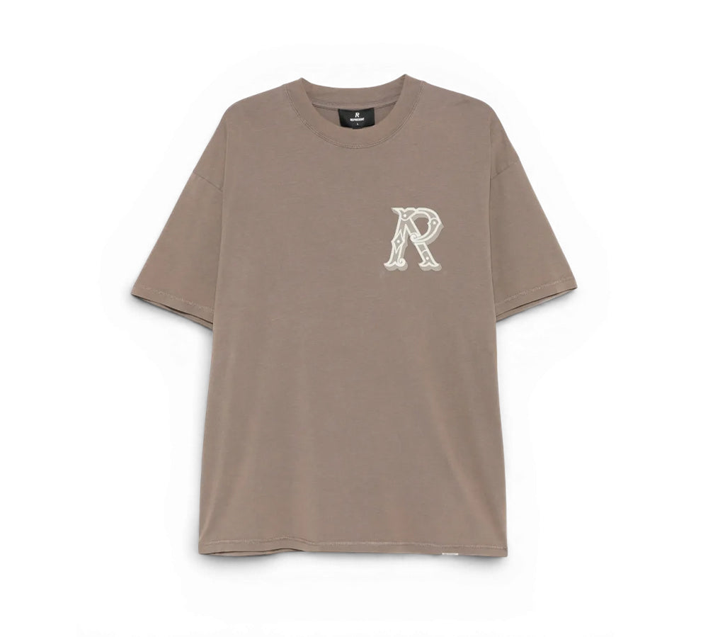 Represent Western Initial T-Shirt - Brown