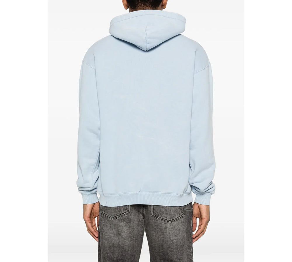 Represent Western Initial Embroidered Hoodie - Mountain Blue