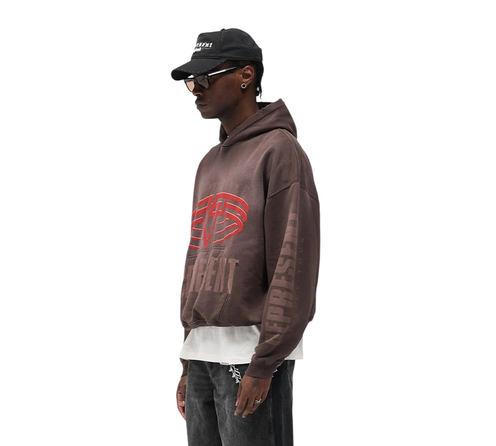 Represent Reversible Living Legacy Tour Hoodie - Brown