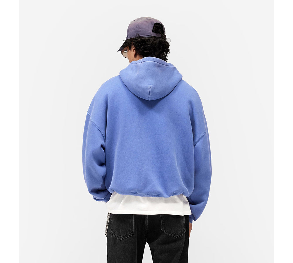 Represent Pegasus Zip Through Hoodie - Indigo