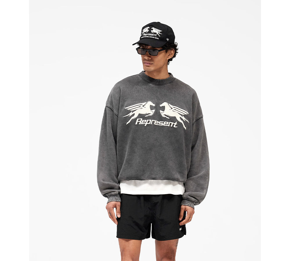 Represent Pegasus Sweatshirt - Vintage Grey