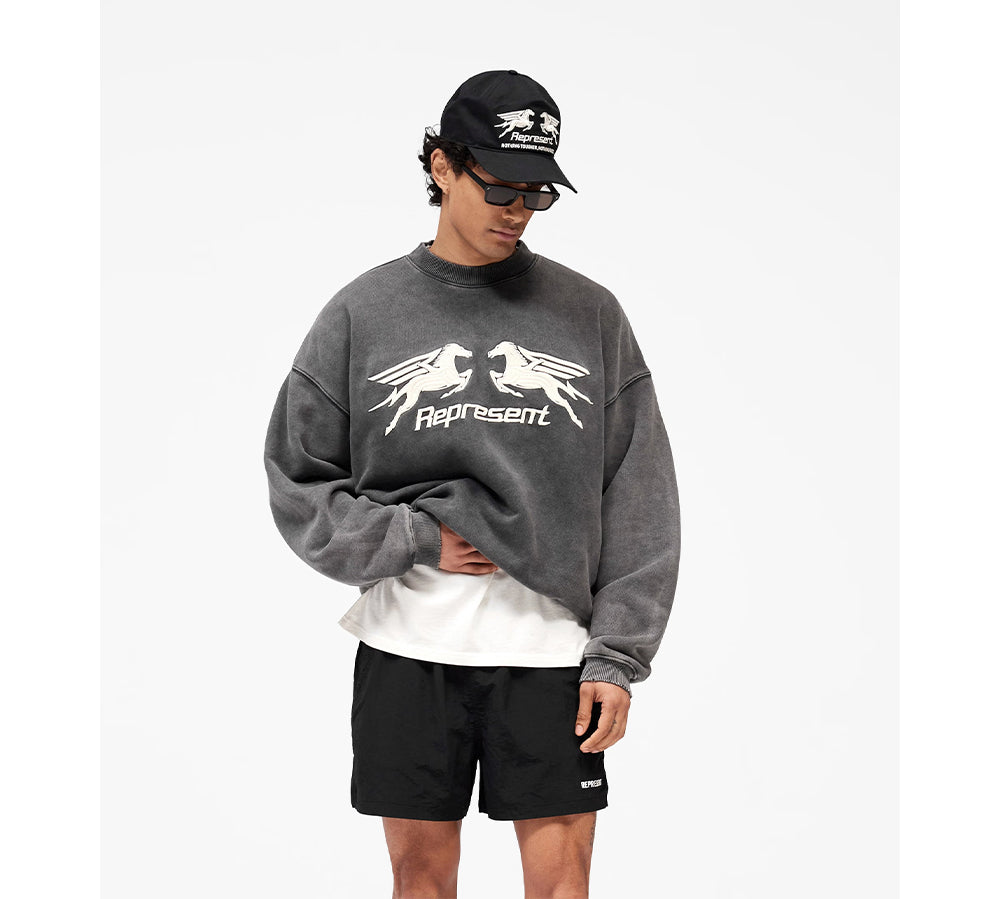 Represent Pegasus Sweatshirt - Vintage Grey