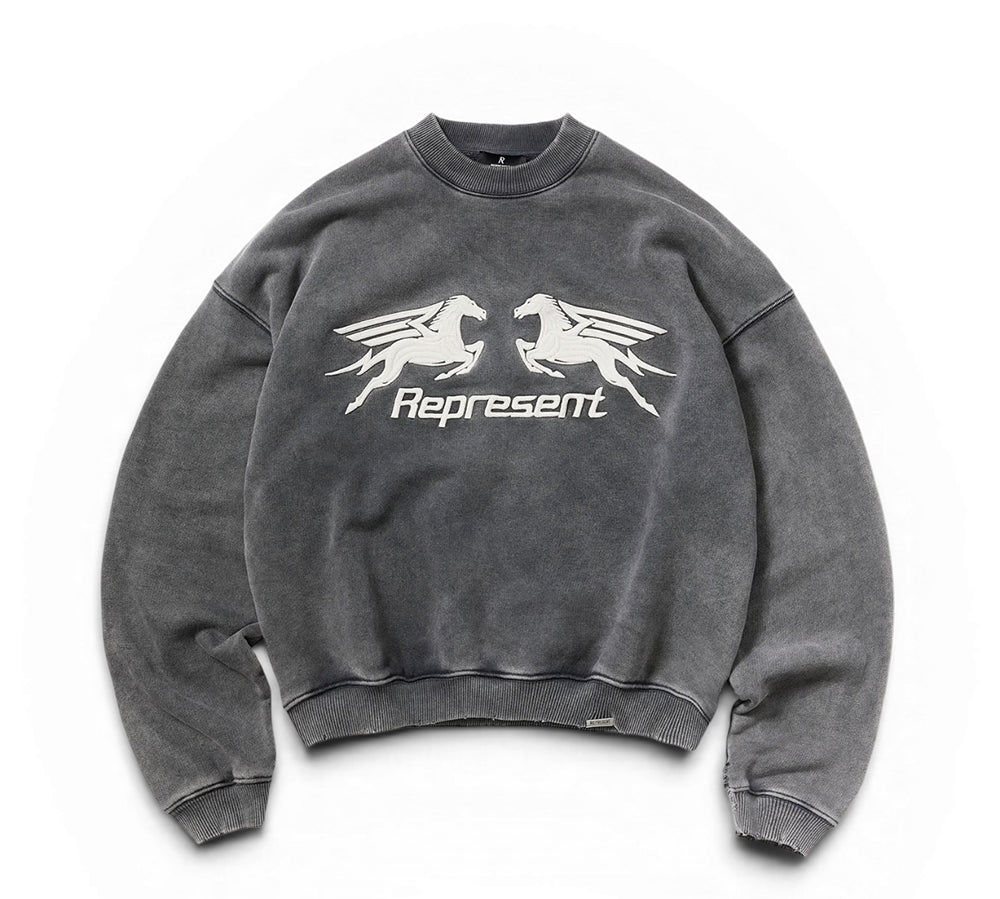 Represent Pegasus Sweatshirt - Vintage Grey