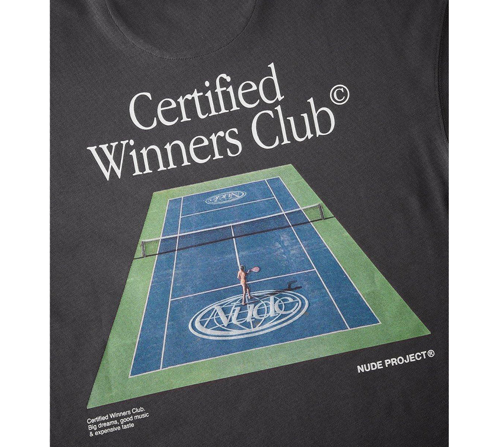 Nude Project Tennis T-shirt - Ash