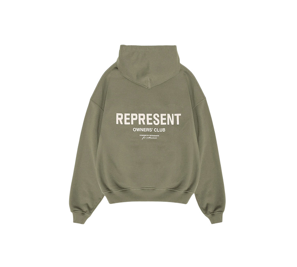 Represent Owners Club Hoodie - Olive