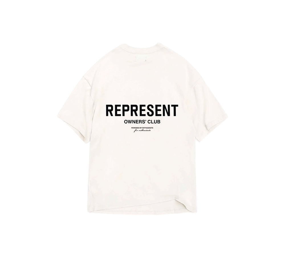 Represent Owners Club T-Shirt - Flat White