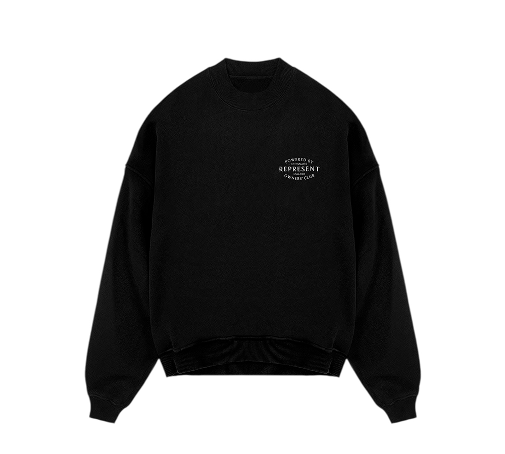 Represent Owners Club Stamp Sweater - Black