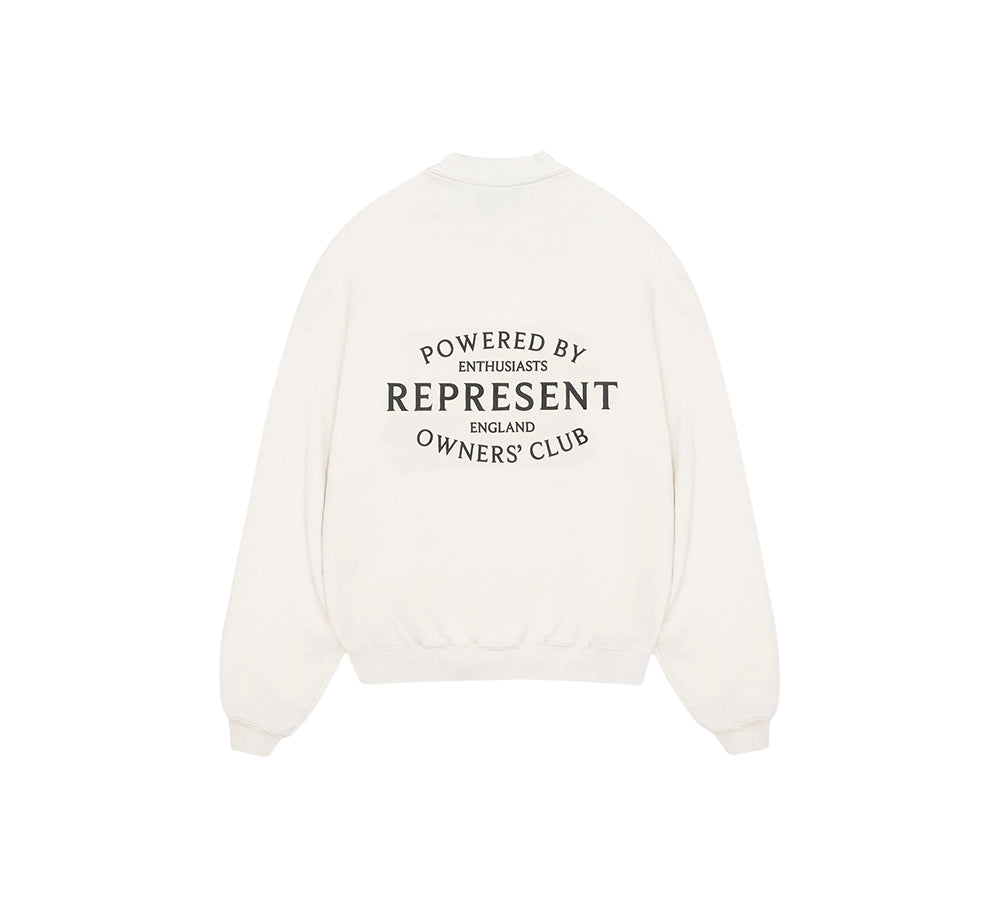 Represent Owners Club Stamp Sweater - Flat White