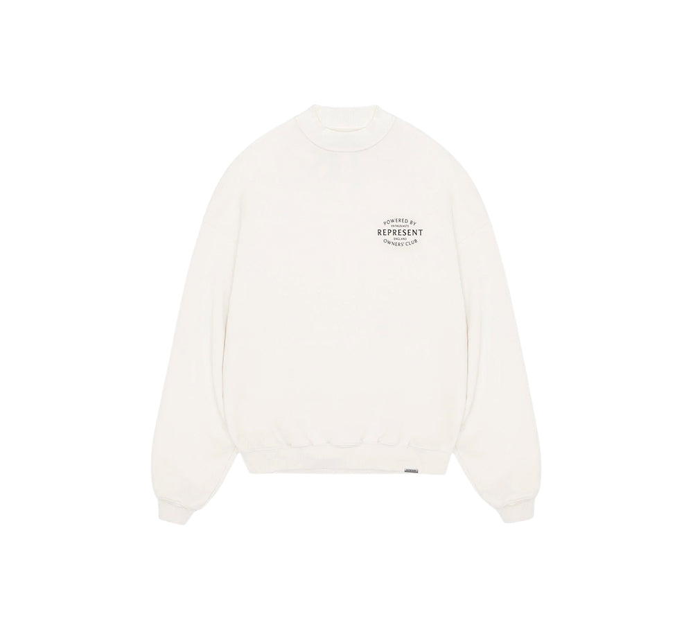 Represent Owners Club Stamp Sweater - Flat White